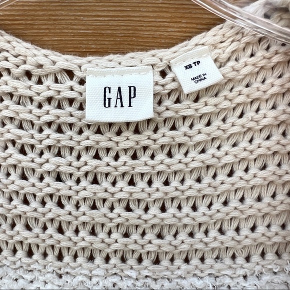 Gap Sleeveless Duster Long Stripped knit Boho Cardigan - Picture 4 of 7